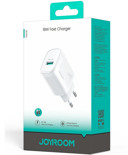Punjač za mrežu Joyroom JR-TF4, 18W, 3A, 1 x USB-A, Bijela