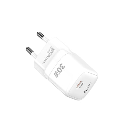 Punjač za mrežu Lito LC11, 30W, 3A, 1 x USB-C, Bijeli