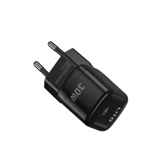 Punjač mreže Lito LC11, 30W, 3A, 1 x USB-C, Crni