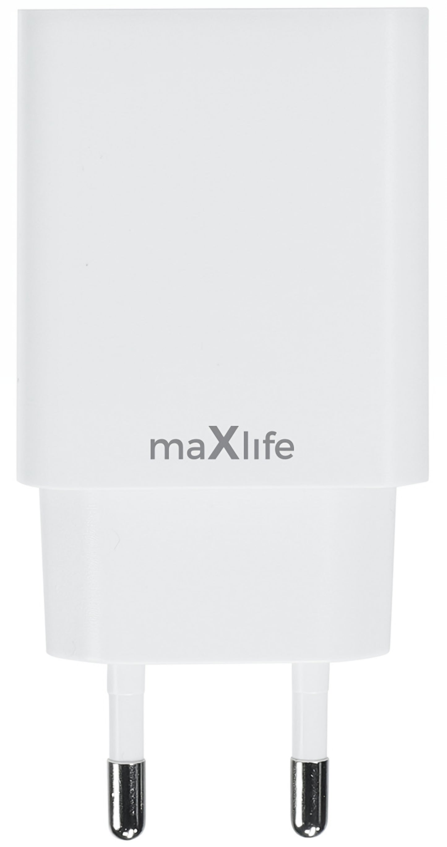 Punjač za mrežu MaXlife MXTC-13-20AC, 20W, 3A, 1 x USB-A - 1 x USB-C, Bijeli