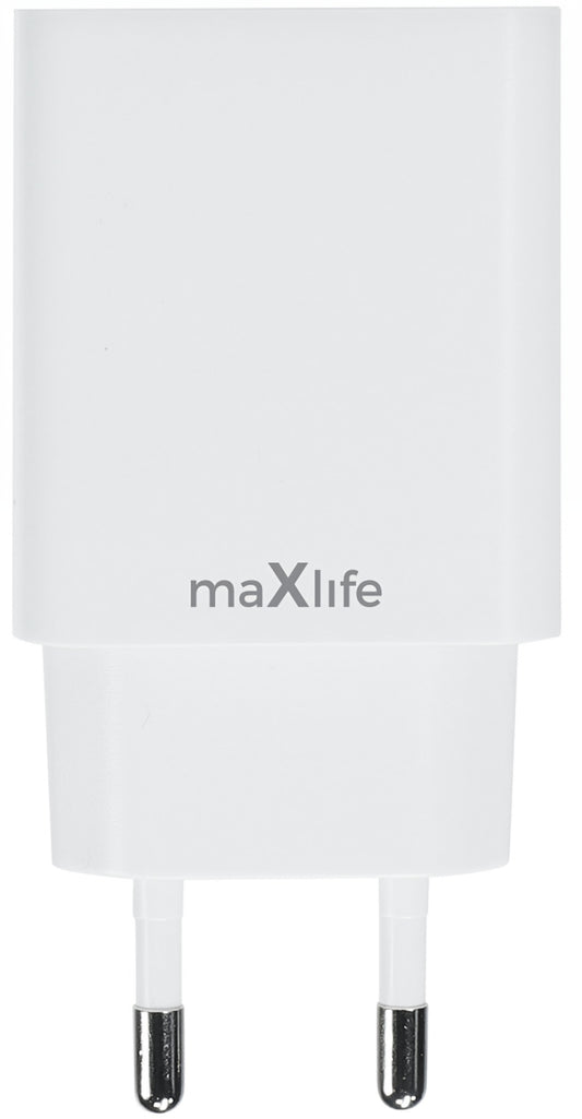 Punjač za mrežu MaXlife MXTC-13-20C, 20W, 3A, 1 x USB-C, Bijeli