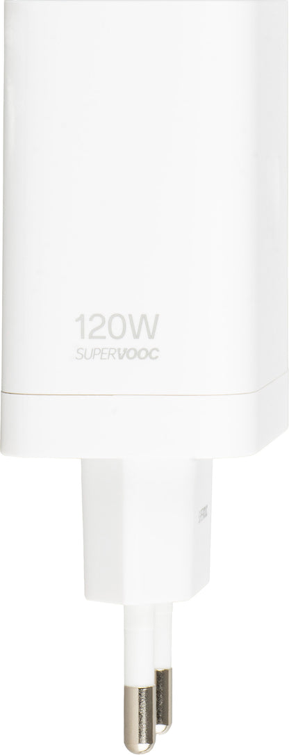 Punjač za mrežu OnePlus, 120W, 1 x USB-A, Bijela
