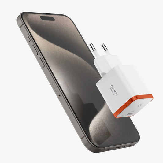 Mrežni punjač Spigen EE301EU Essential, 30W, 3A, 1 x USB-C, Bijeli ACH08449