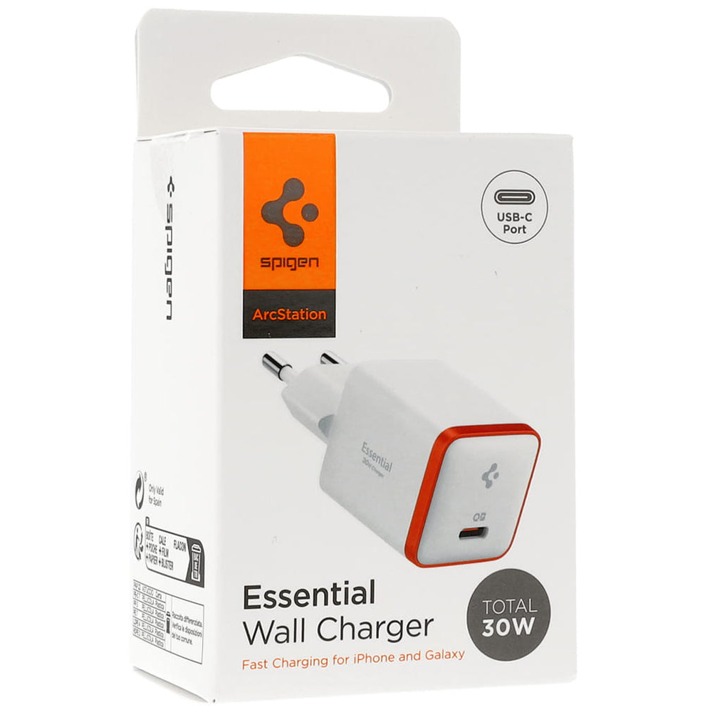 Mrežni punjač Spigen EE301EU Essential, 30W, 3A, 1 x USB-C, Bijeli ACH08449