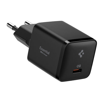 Mrežni punjač Spigen EE301EU Essential, 30W, 3A, 1 x USB-C, Crni ACH09493