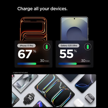 Mrežni punjač Spigen EE301EU Essential, 30W, 3A, 1 x USB-C, Crni ACH09493