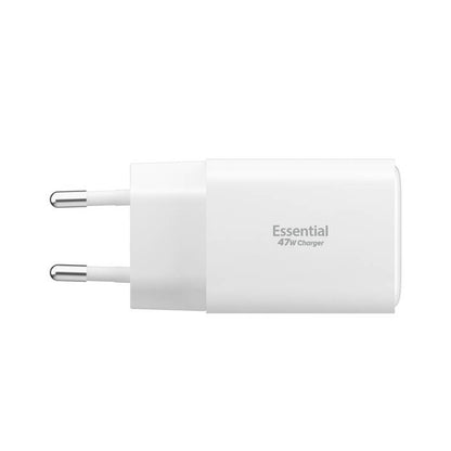 Mrežni punjač Spigen EE473EU Essential, 47W, 3A, 1 x USB-A - 2 x USB-C, Bijeli ACH09464