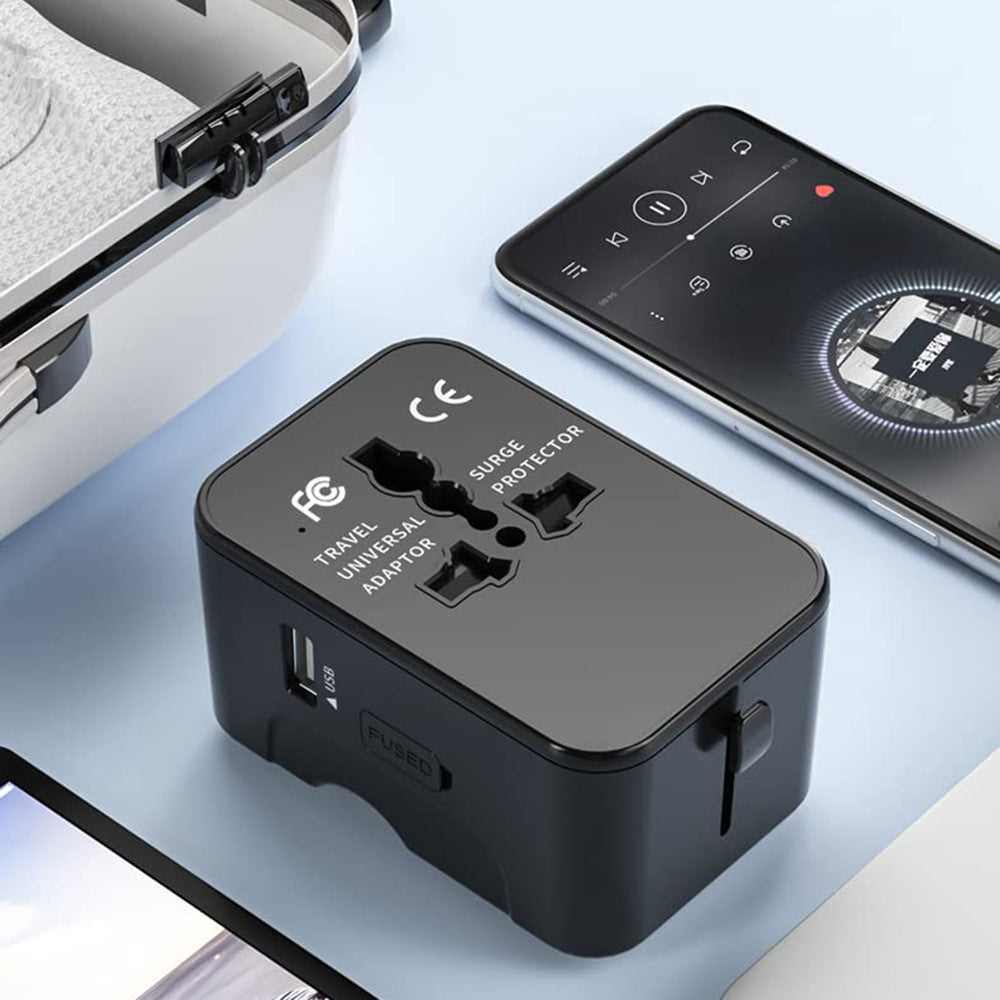 Punjač mreže Techsuit HHT202-2C Travel, 15W, 3A, 2 x USB-C, Bijeli