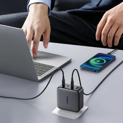 Punjač za mrežu UGREEN CD226, 100W, 3A, 1 x USB-A - 3 x USB-C, Crni