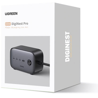 Produžni kabel UGREEN CD270, 2 x Schuko, Sivi