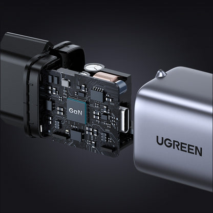 Punjač za mrežu UGREEN CD319, 30W, 3A, 1 x USB-C, Sivi