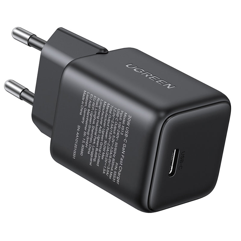 Punjač za mrežu UGREEN X513, 30W, 3A, 1 x USB-C, Crni