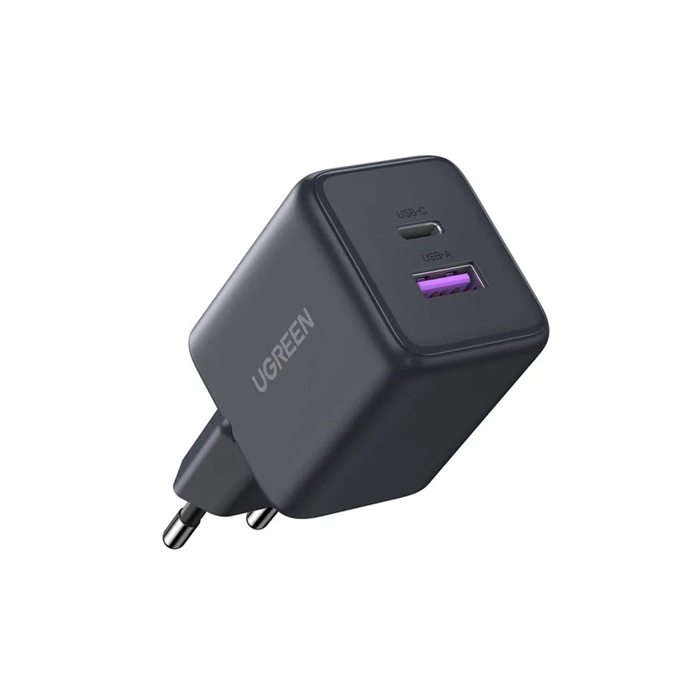 Punjač za mrežu UGREEN X516, 30W, 3A, 1 x USB-A - 1 x USB-C, Sivi