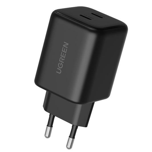 Mrežni punjač UGREEN X526 (65058), 45W, 3A, 2 x USB-C, Crni