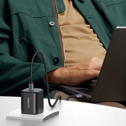 Mrežni punjač UGREEN X526 (65058), 45W, 3A, 2 x USB-C, Crni