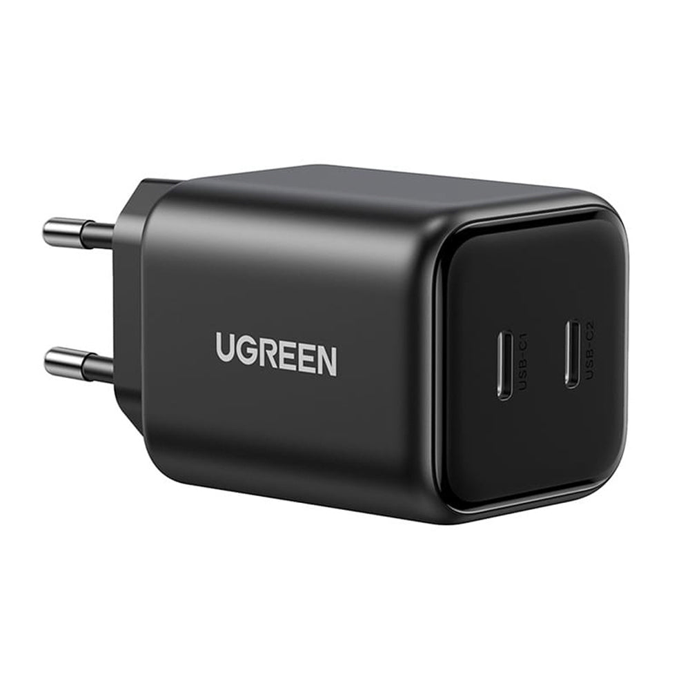 Mrežni punjač UGREEN X526 (65058), 45W, 3A, 2 x USB-C, Crni