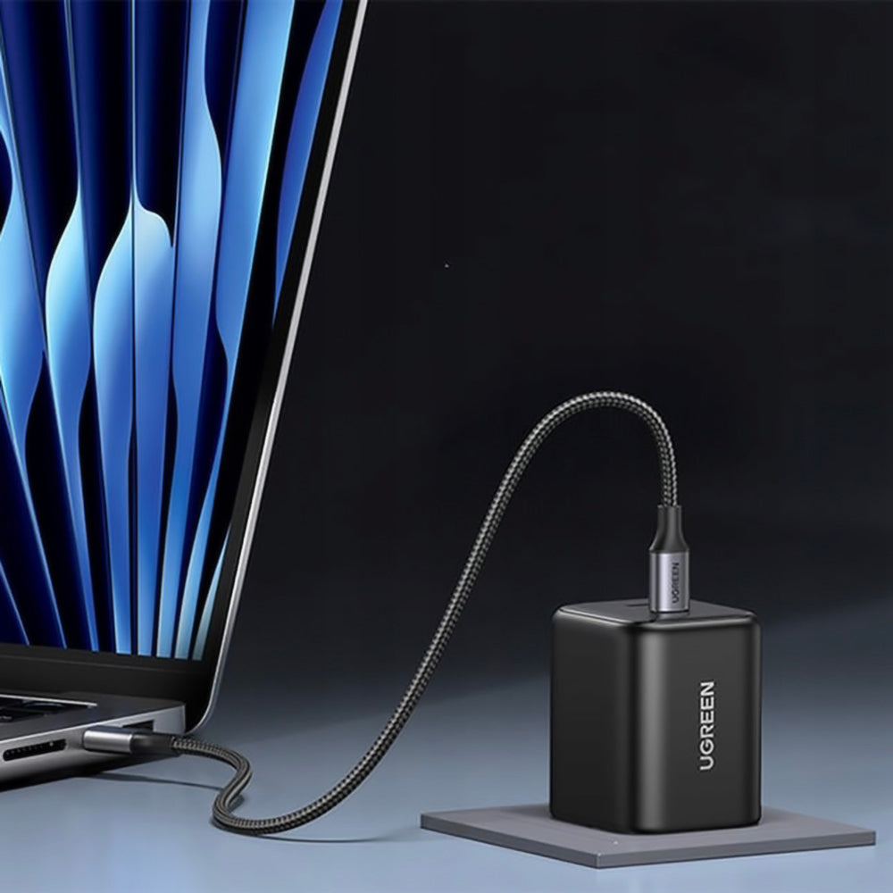 Mrežni punjač UGREEN X526 (65058), 45W, 3A, 2 x USB-C, Crni