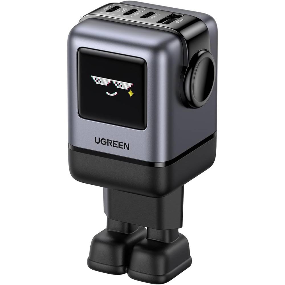 Mrežni punjač UGREEN X688 Uno, 100W, 5A, 1 x USB-A - 3 x USB-C, Crni