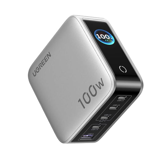 UGREEN X773 mrežni punjač (65620B), 100W, 1 x USB-A - 4 x USB-C, Siva