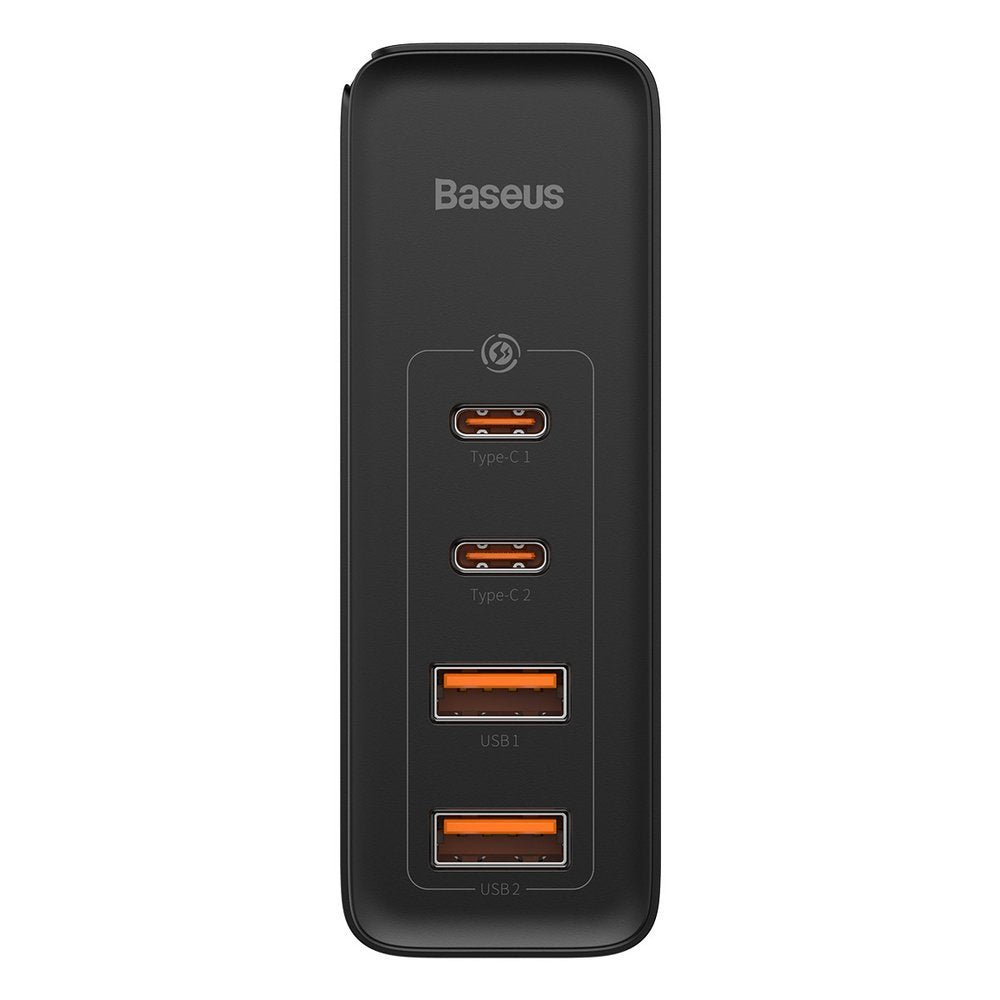 Punjač Baseus GaN2 Pro, 100W, 5A, 2 x USB-A - 2 x USB-C, Crni CCGAN2P-L01