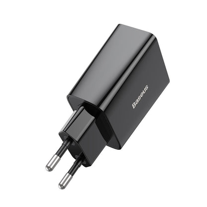 Baseus Speed mrežni punjač, 20W, 3A, 1 x USB-C, Crni CCFS-SN01