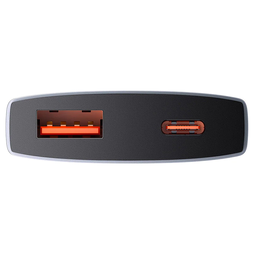 Mrežni punjač s USB-C kabelom Baseus GaN5 Pro Ultra Slim, 65W, 3.25A, 1 x USB-C, sivi CCGP150113