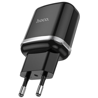 Punjač za mrežu HOCO N3, 18W, 3A, 1 x USB-A, Crni