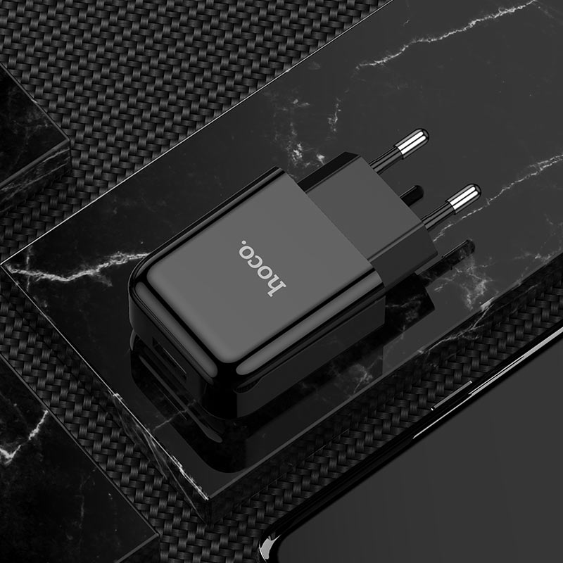 Punjač za mrežu HOCO N2, 10W, 2A, 1 x USB-A, Crni