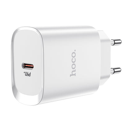 Punjač za mrežu HOCO N14, 20W, 3A, 1 x USB-C, Bijeli