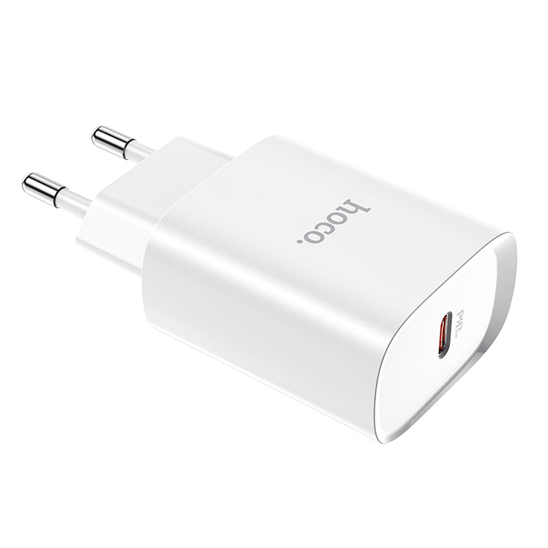 Punjač za mrežu HOCO N14, 20W, 3A, 1 x USB-C, Bijeli