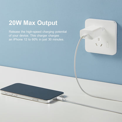 Xiaomi mrežni punjač, 20W, 3A, 1 x USB-C, Bijela BHR4927GL
