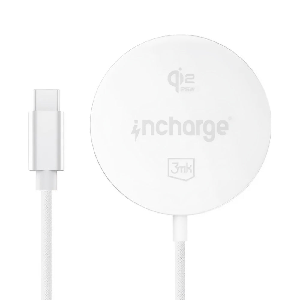 Bežični mrežni punjač 3MK Align, 25W, Bijeli