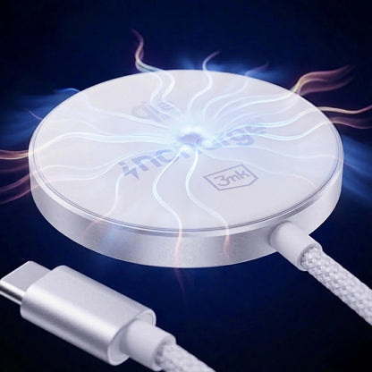 Bežični mrežni punjač 3MK Align, 25W, Bijeli