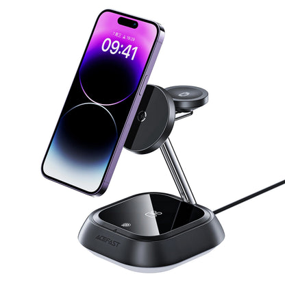 Bežični punjač Acefast E16 3u1, 15W, 1.67A, Crni