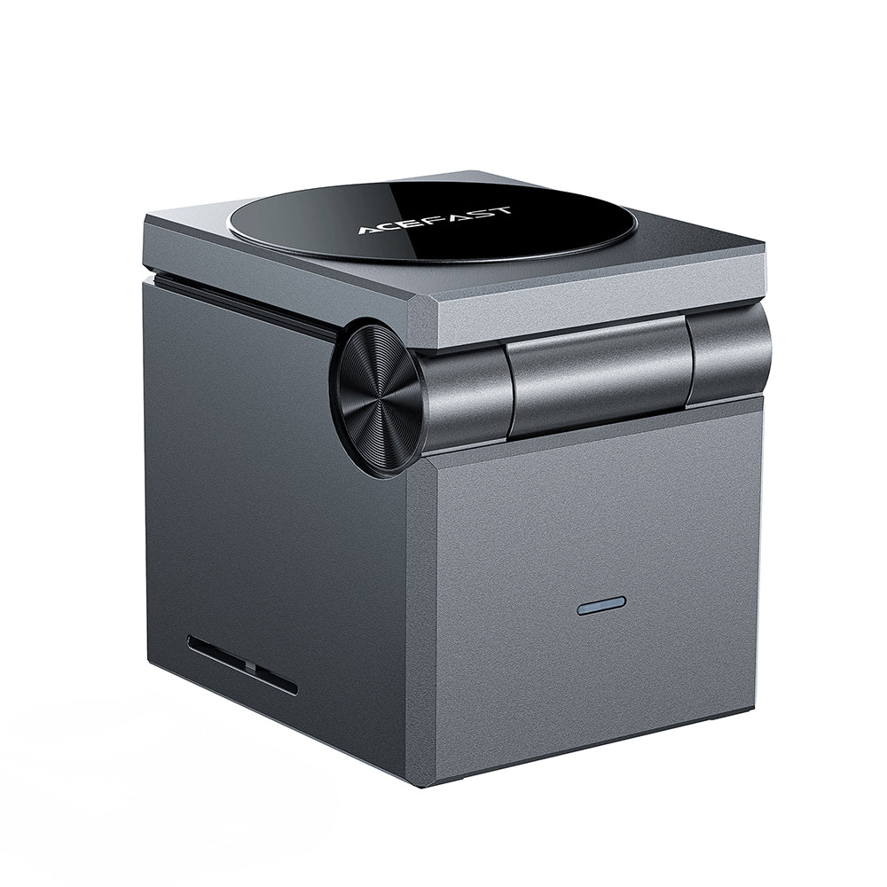 Bežični punjač Acefast E18 Rubik's Cube 3u1, 23W, 1.67A, Sivi