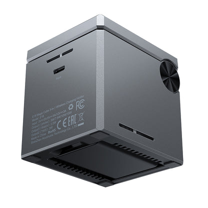 Bežični punjač Acefast E18 Rubik's Cube 3u1, 23W, 1.67A, Sivi