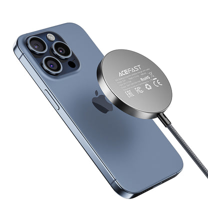 Bežični punjač Acefast E24, 15W, 1.67A, Sivi
