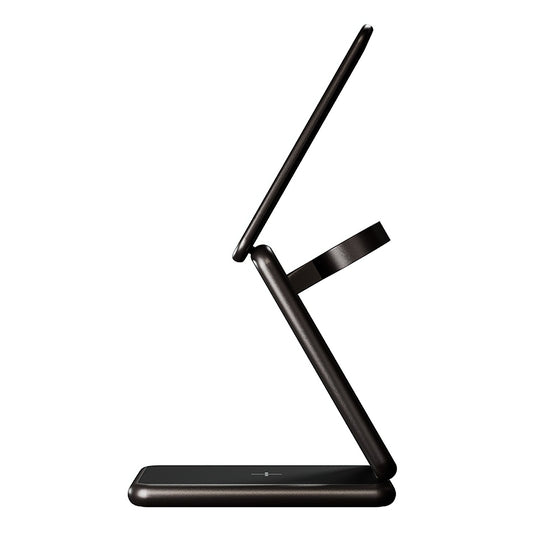 Bežični punjač Allity. AWC-230-22WMS 3u1, 22.5W, 1.67A, Sivi