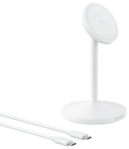 Bežični punjač Anker MagGo Stand, 15W, 1.67A, Bijeli A25X1H21