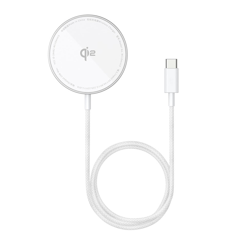 Bežični punjač Baseus Simple Mini4 Air, 15W, 1.67A, Srebrni P10278200S11-00