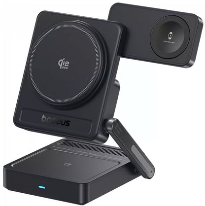 Bežični mrežni punjač Baseus PicoGo AF21 3u1, 35W, Crni E0205402