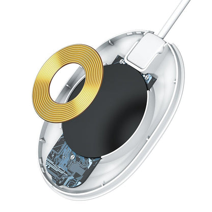 Bežični punjač Baseus Jelly, 15W, 1.67A, Bijeli WXGD-02