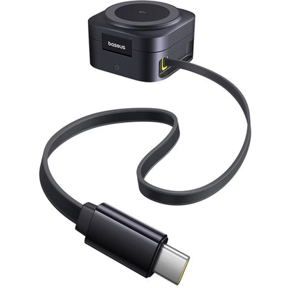 Bežični mrežni punjač Baseus PicoGo 2in1, 67W, 3A, 1 x USB-C, Crni P10276800123-00