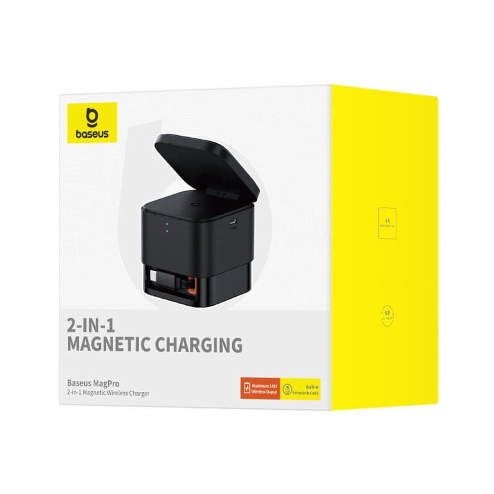 Bežični punjač Baseus MagPro, 25W, 1.67A, 1 x USB-C, Crni P10264100123-00