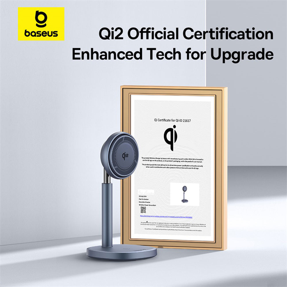 Bežični mrežni punjač Baseus Orbit 2 Pro 2u1, 20W, 1.67A, Sivi P10273500813-00