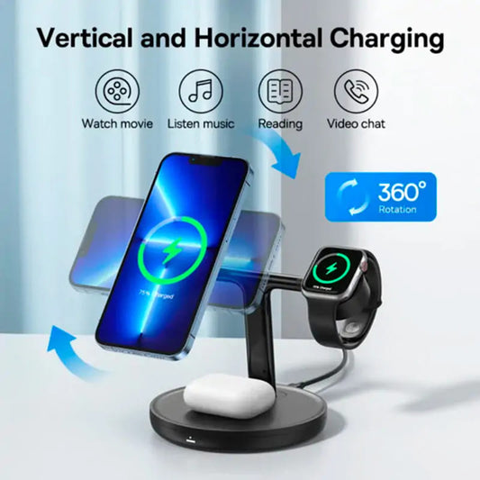 Bežični punjač Baseus Swan 3u1, 20W, 1.67A, P10221302113-Z1