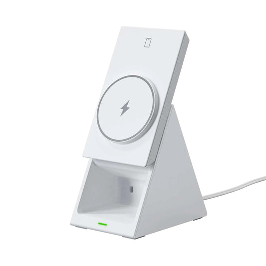 Bežični punjač Choetech T600 3u1, 15W, 1.67A, Bijeli