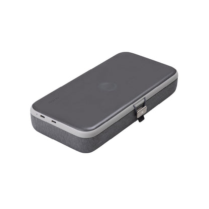 Bežični punjač Edizard PowerCube 3in1, 65W, 3.25A, 1 x USB-C, Sivi