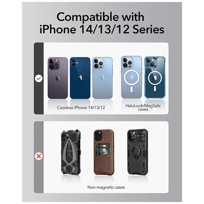 Bežični punjač ESR HaloLock Shift, 15W, 1.67A, Bijeli