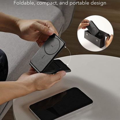 Bežični punjač ESR Travel 3u1, 15W, 1.67A, Bijeli